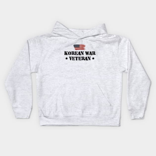 Korean War Veteran Kids Hoodie by KC Happy Shop